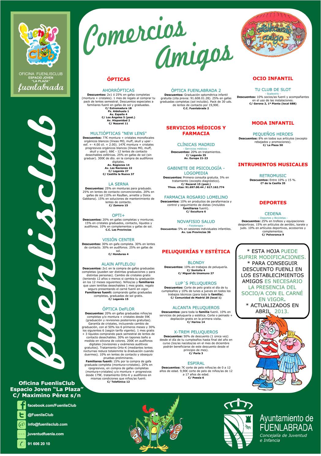 Descuentos Carné Fuenli 2
