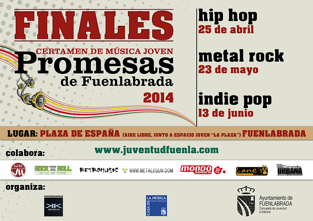 Disponibles las fechas de las finales del Certamen de Música Joven "Promesas de Fuenlabrada"